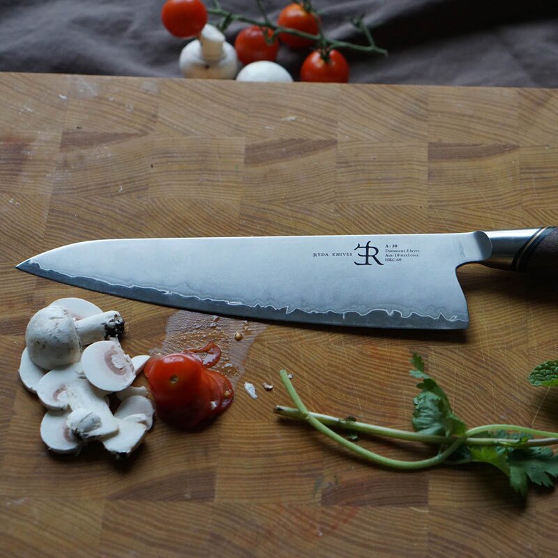 Ryda Knives A30 gavesett med kokkekniv & universalkniv