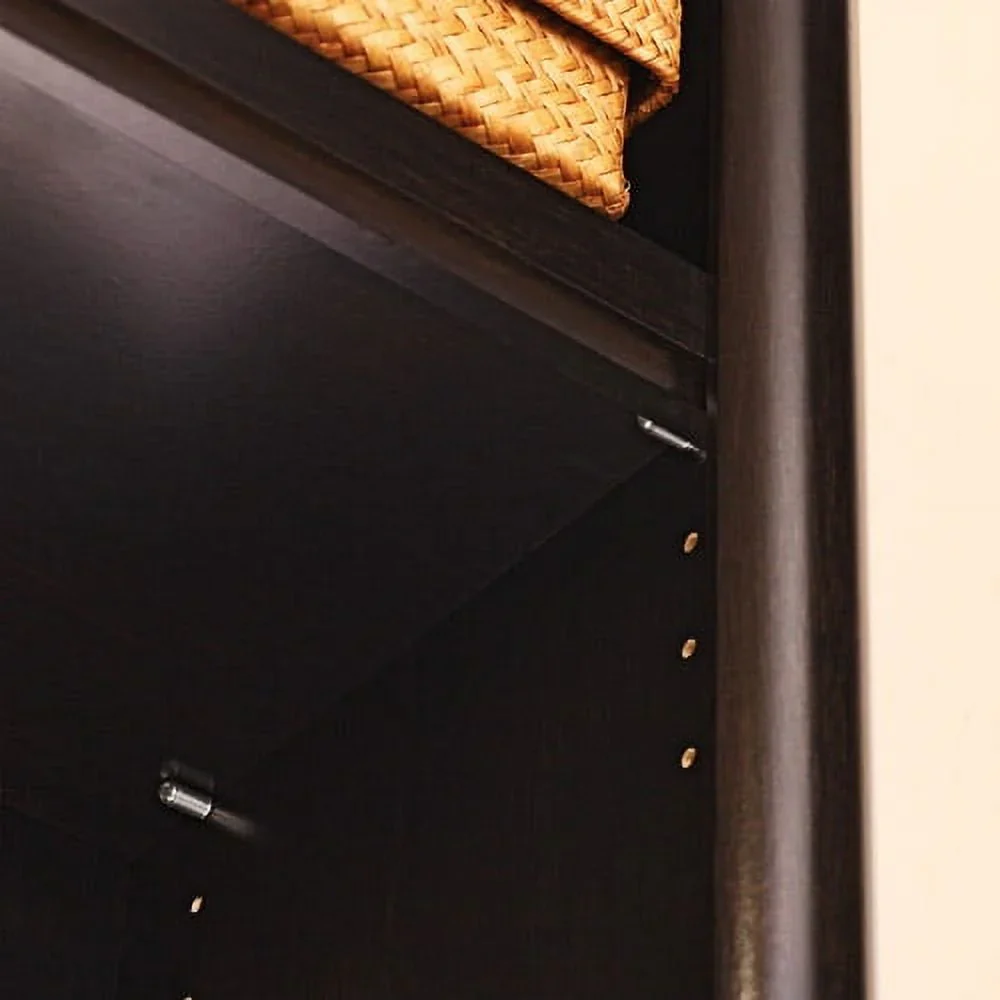 Better Homes & Gardens 71 Ashwood Road 5 Shelf Bookcase, Black Finish
