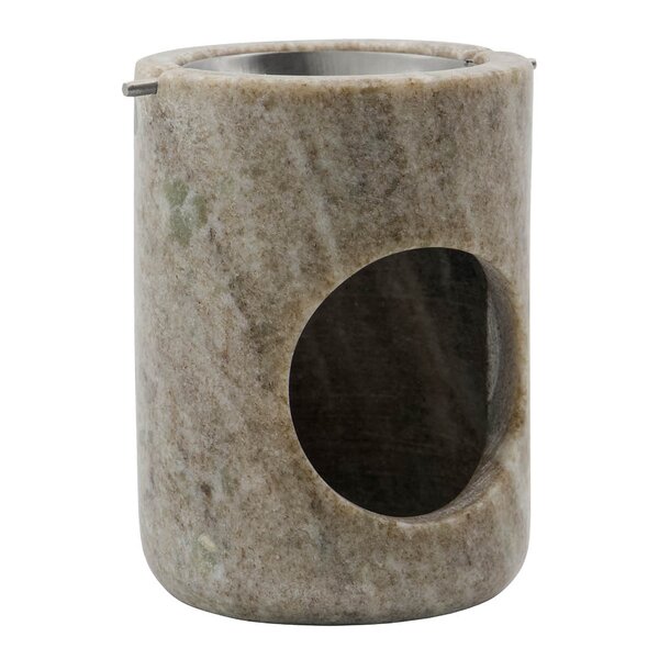 Marble oljebrenner beige/sølvfinish