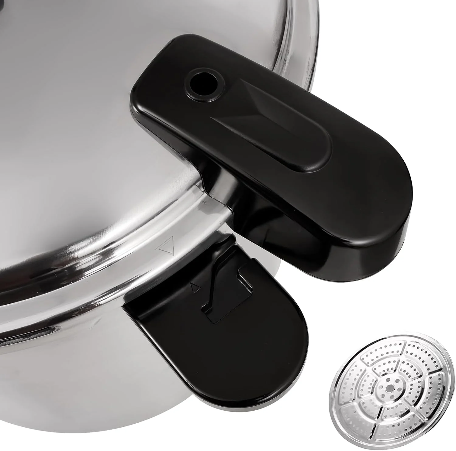 UNIFULL 24 Quart/23 Liter Pressure Cooker, Pressure Canner with Pressure Gauge, Pressure Relief Valve - 15 PSI, and Sealing Ring