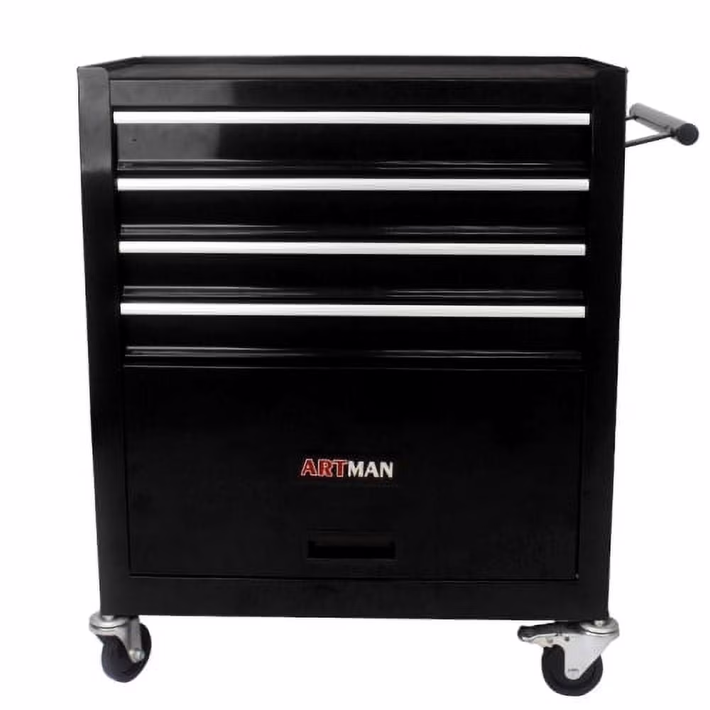 ARTMAN 4 Drawers Rolling Tool Cart With Wheels,Metal Tool Chest Garage Storage Cabinet,Removable Toolbox Organizer for Workshop, Garage