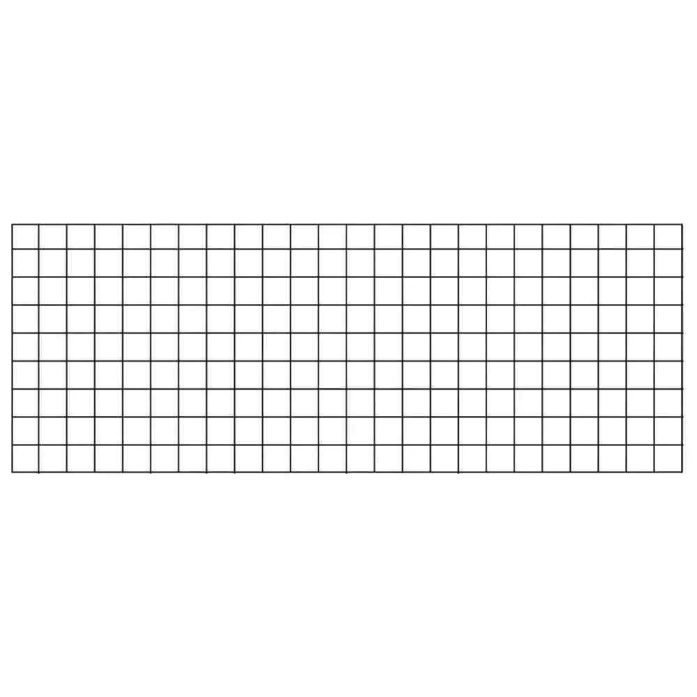 Wild Hog 36 in. x 96 in. Black Metal Railing Panel