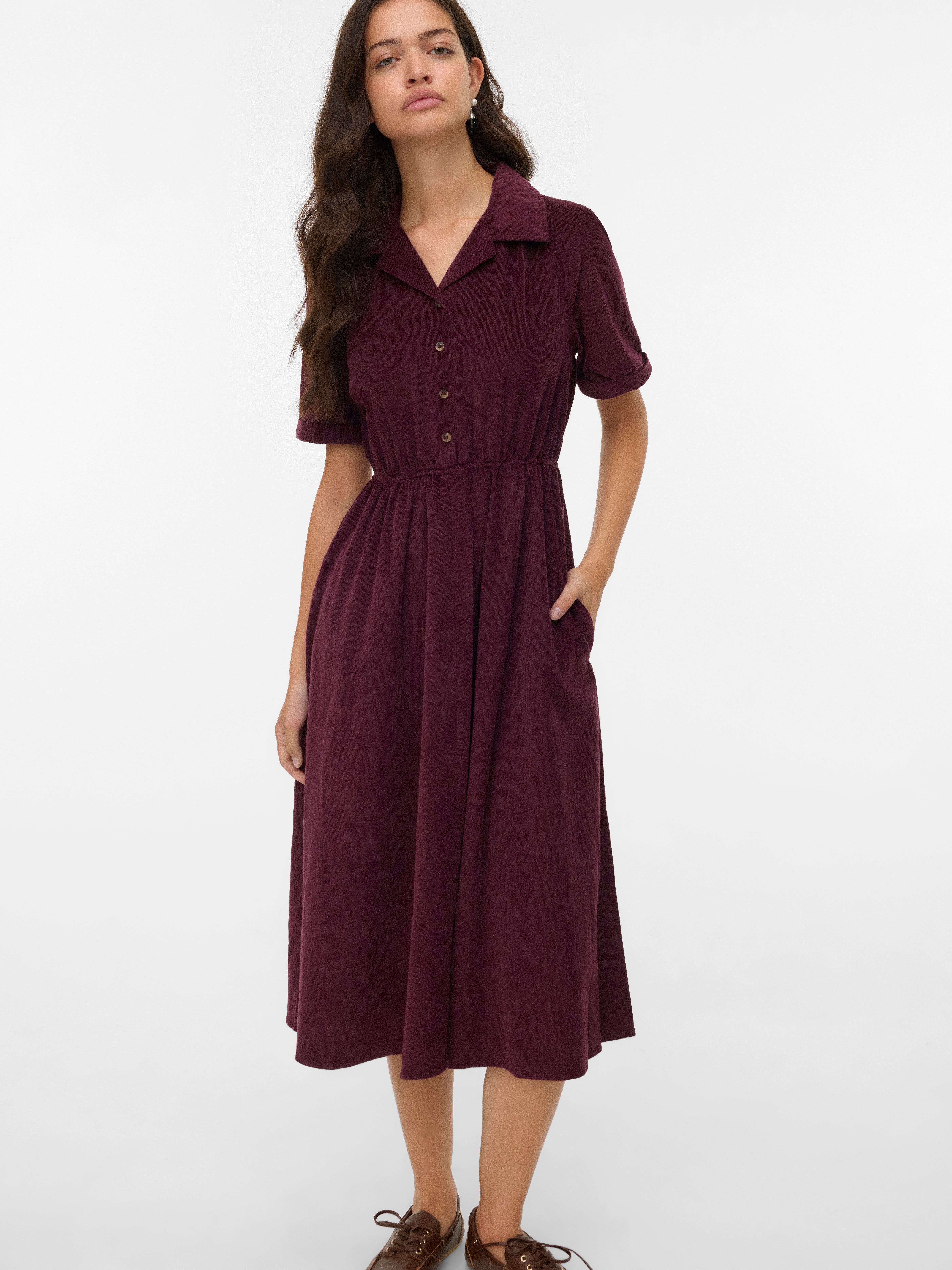 VERO MODA® VMRAY Corduroy Midi dress