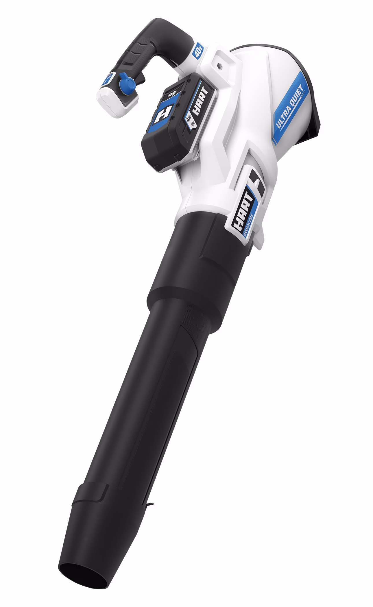 40V 155 MPH at 600 CFM Cordless Brushless Axial Leaf Blower Kit, (1) 4.0Ah Lithium-Ion Battery