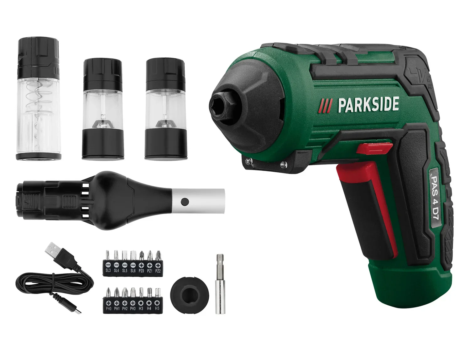 PARKSIDE Kit de visseuse sans fil 4 V