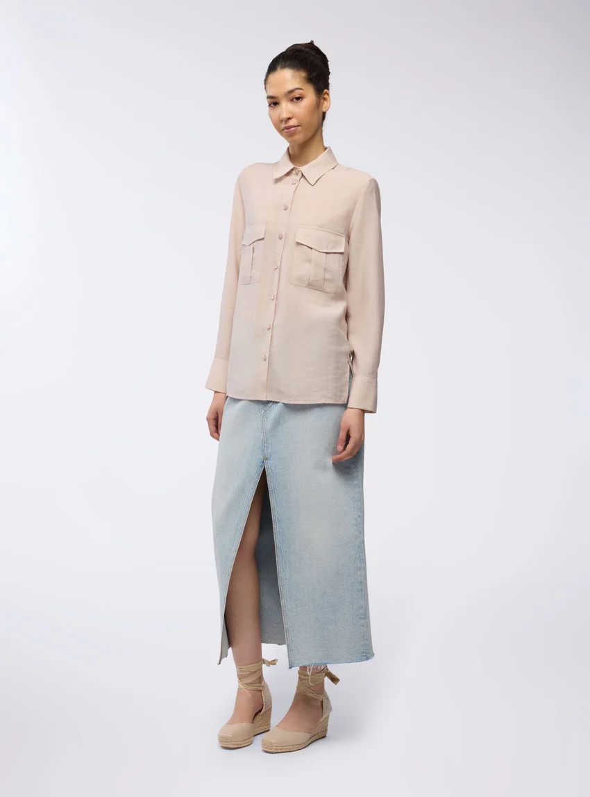 Terranova Camicia ampia con tasche applicate