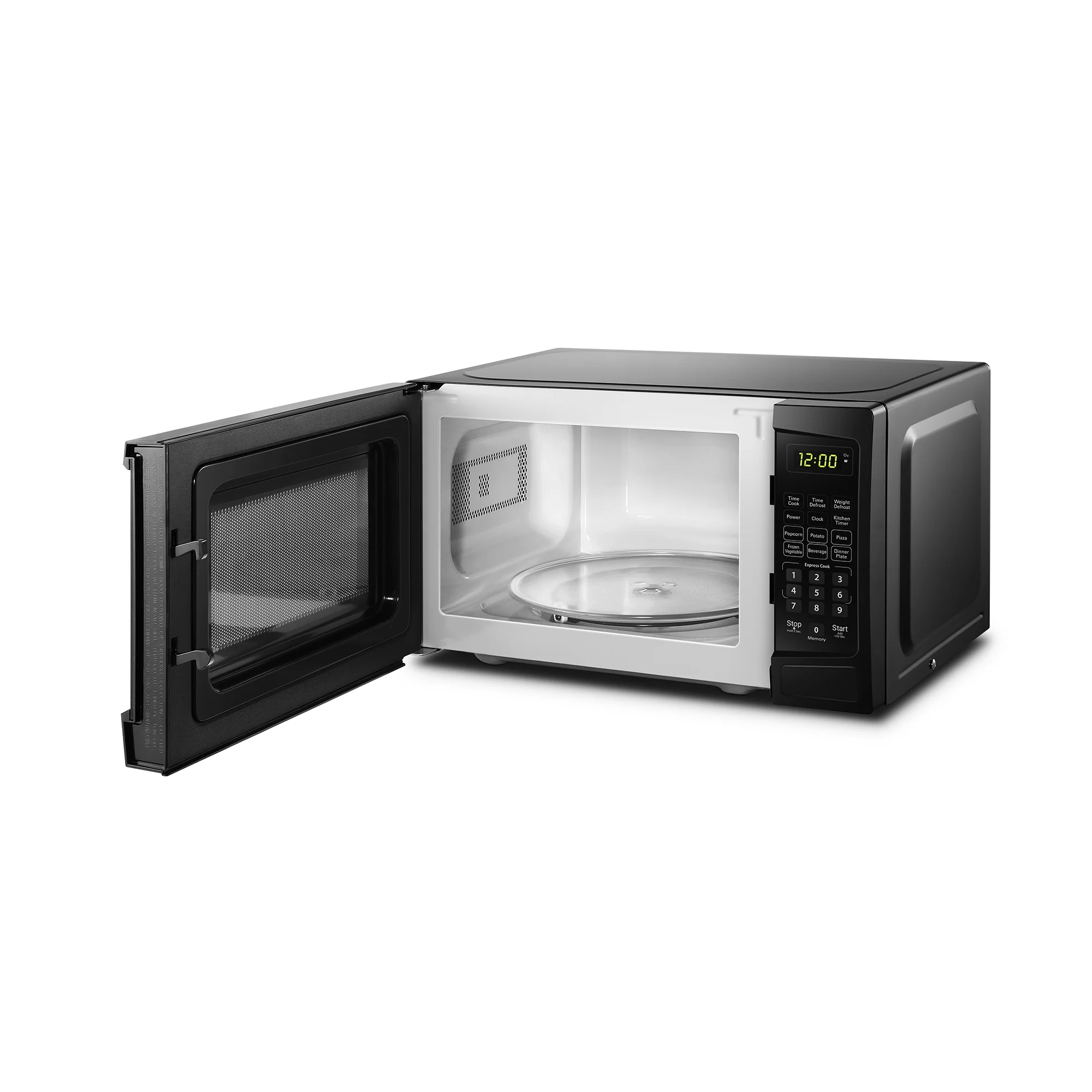 700W 0.7 Cubic Feet Convenient User-Friendly Countertop Microwave, Black(Black) - Image 10