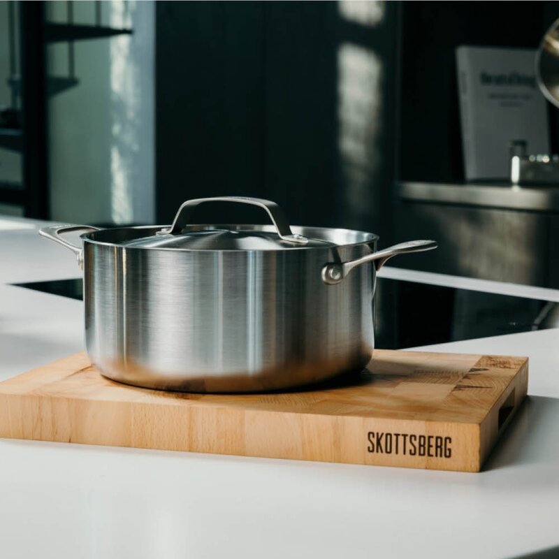 Gryte 24 cm/4,75L rustfritt stål