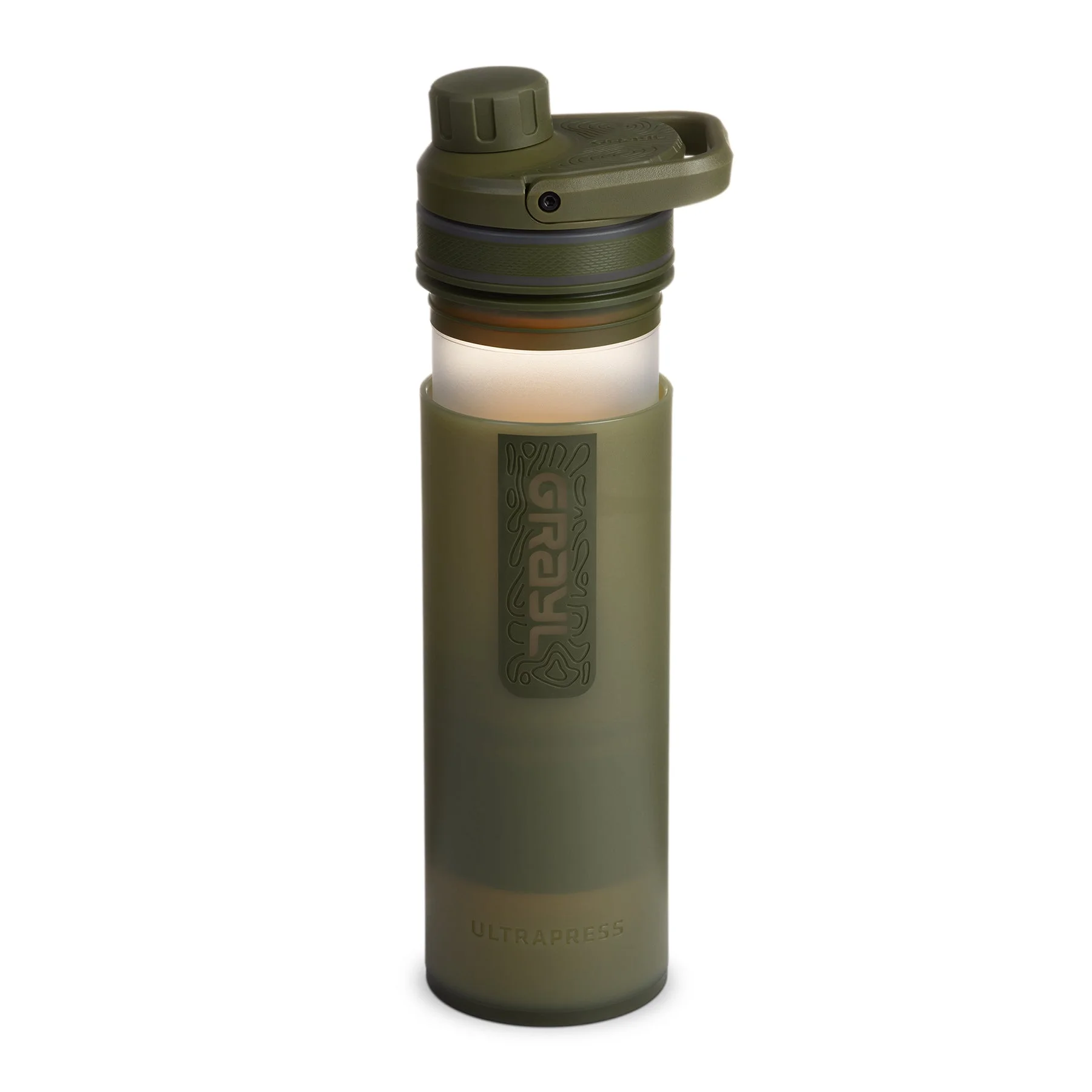UltraPress Purifier Bottle, Olive Drab, 16.9 oz - Image 2