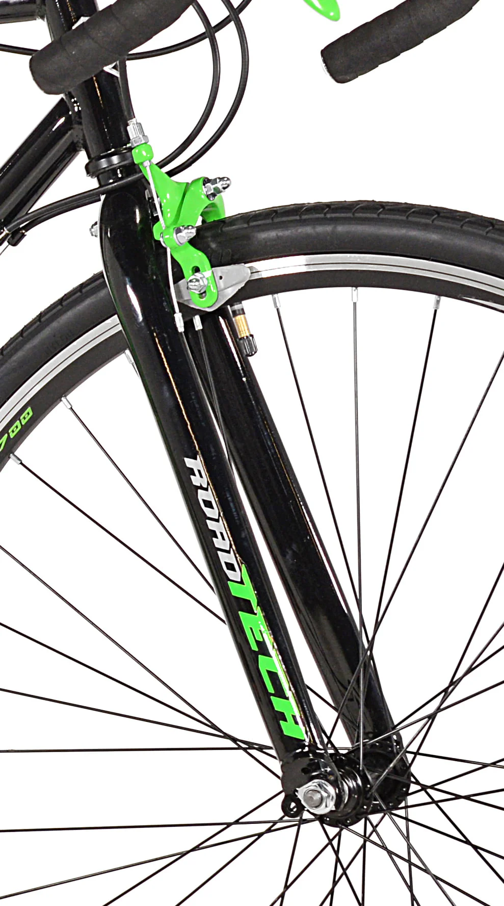 Kent 700c RoadTech Men's Bike, Black/Green Image 3