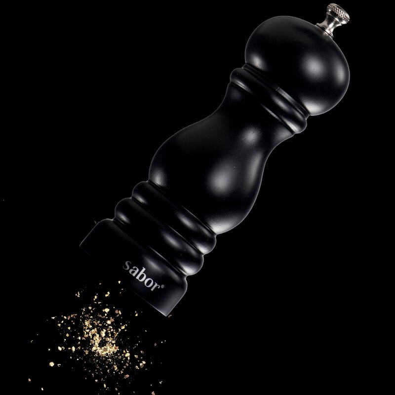 Salt & pepper sett 15 cm matt svart