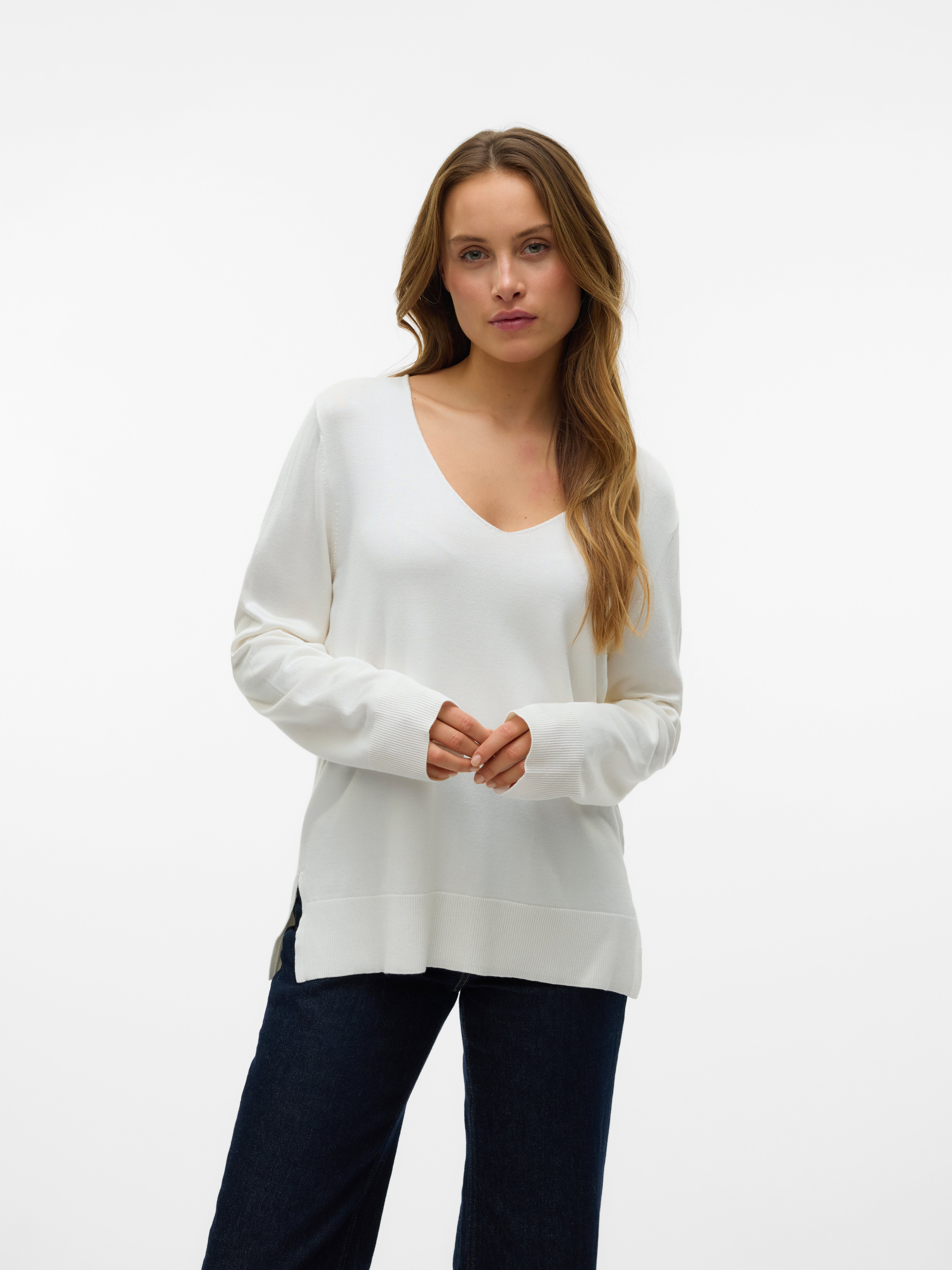 VERO MODA® VMSILJE Knitted pullover