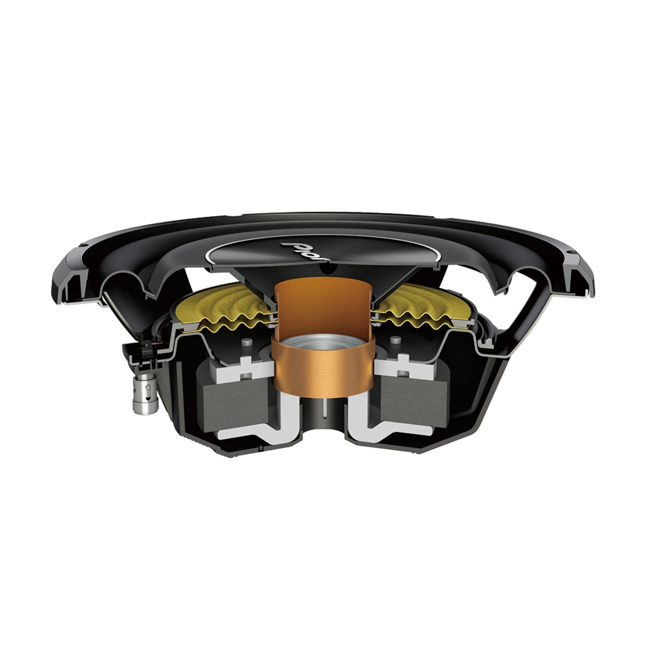 TS-A2500LS4 10" 1200 W Max power, Glass-fiber Mica reinforced IMPP? Cone, Single 4? Voic - Image 3