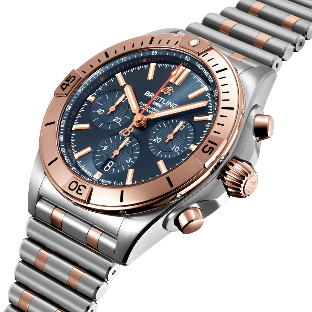 [Super Clone]Breitling Watch Chronomat B01 42 Blue Bracelet