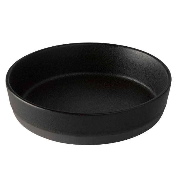 RAW Titanium Black suppetallerken 19,4 cm
