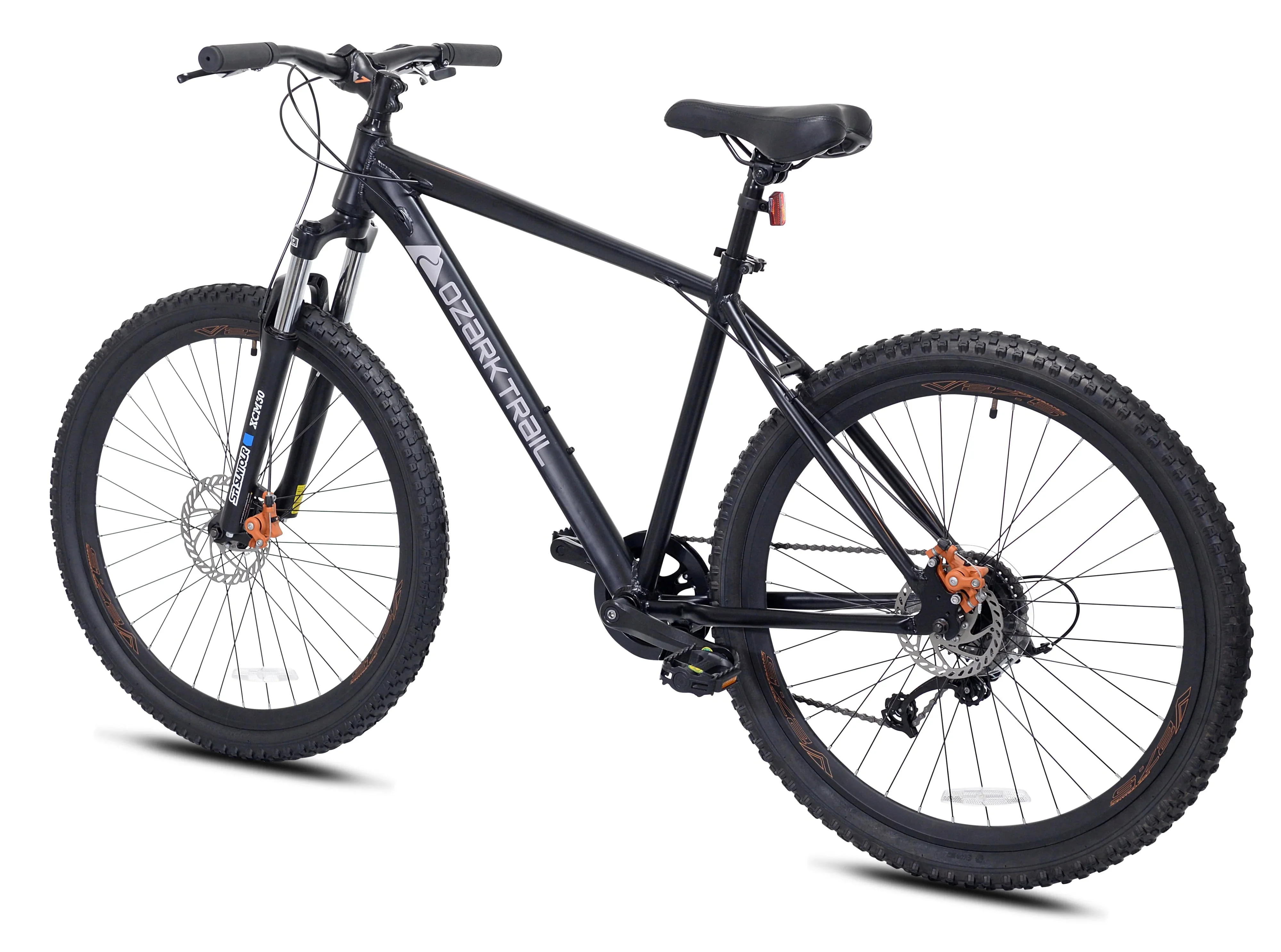 Ozark Trail 27.5 Vibe Mountain Bike, Medium Frame, Black, Adult, Unisex