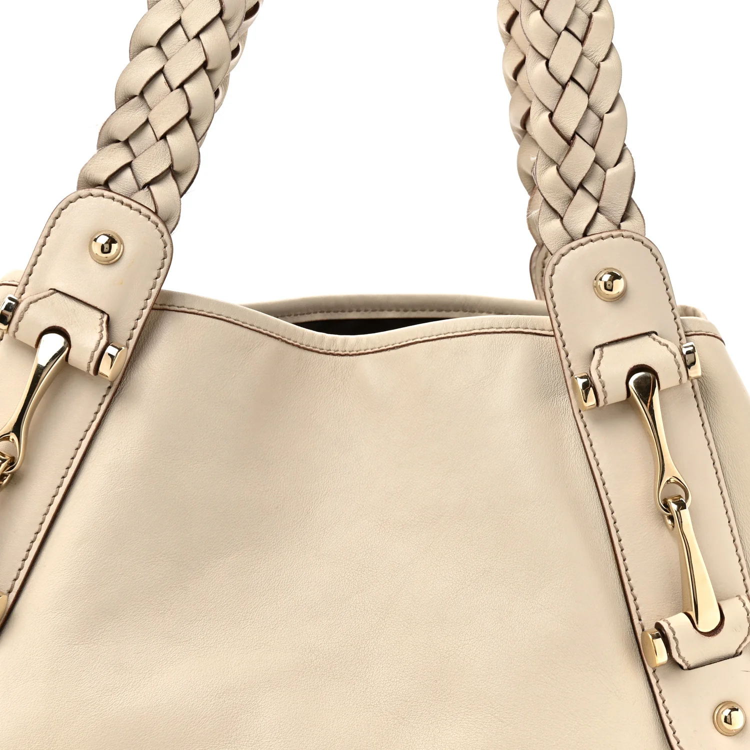 Calfskin Medium Pelham Shoulder Bag Off White