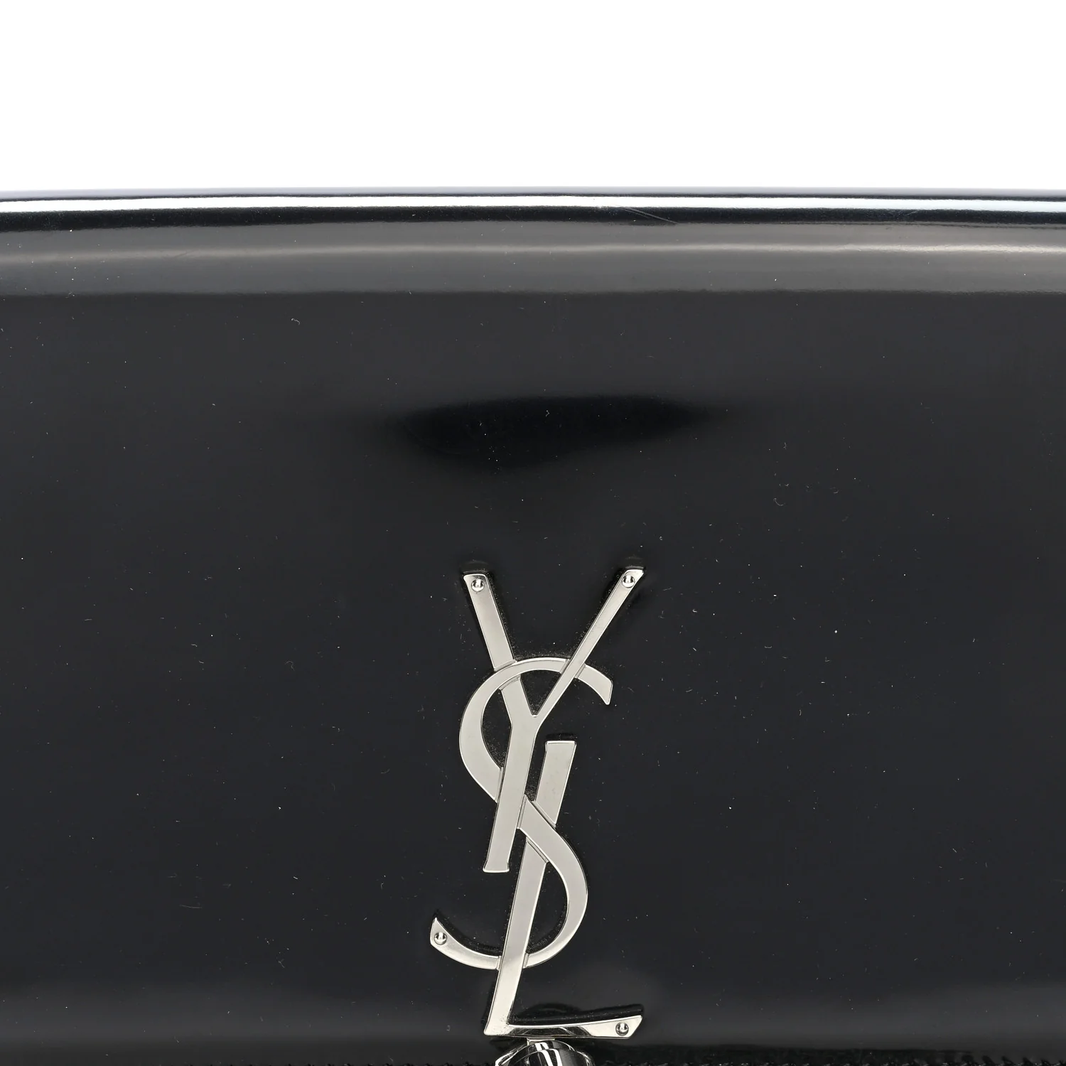 Patent Cassandre Tassel Clutch Black