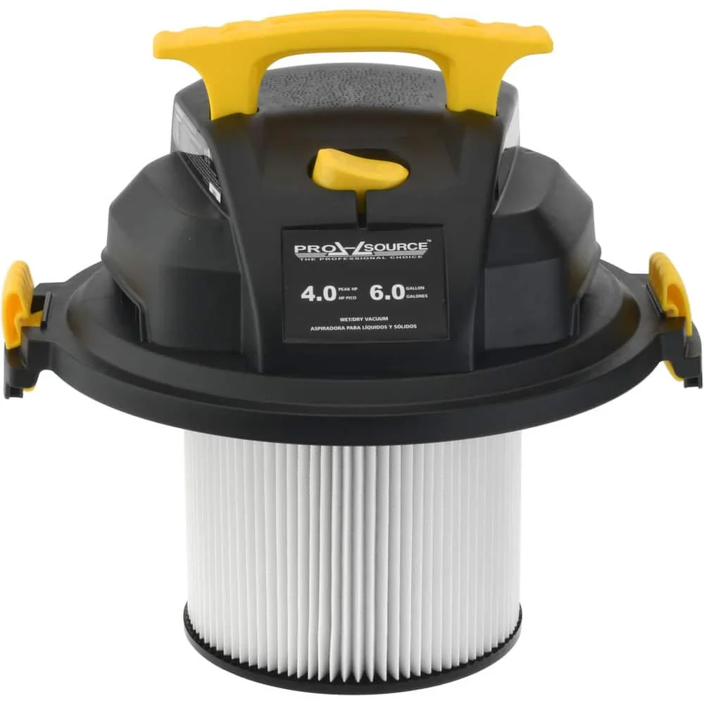 PRO-SOURCE 6 Gallon Wet/Dry Vacuum with Attachments