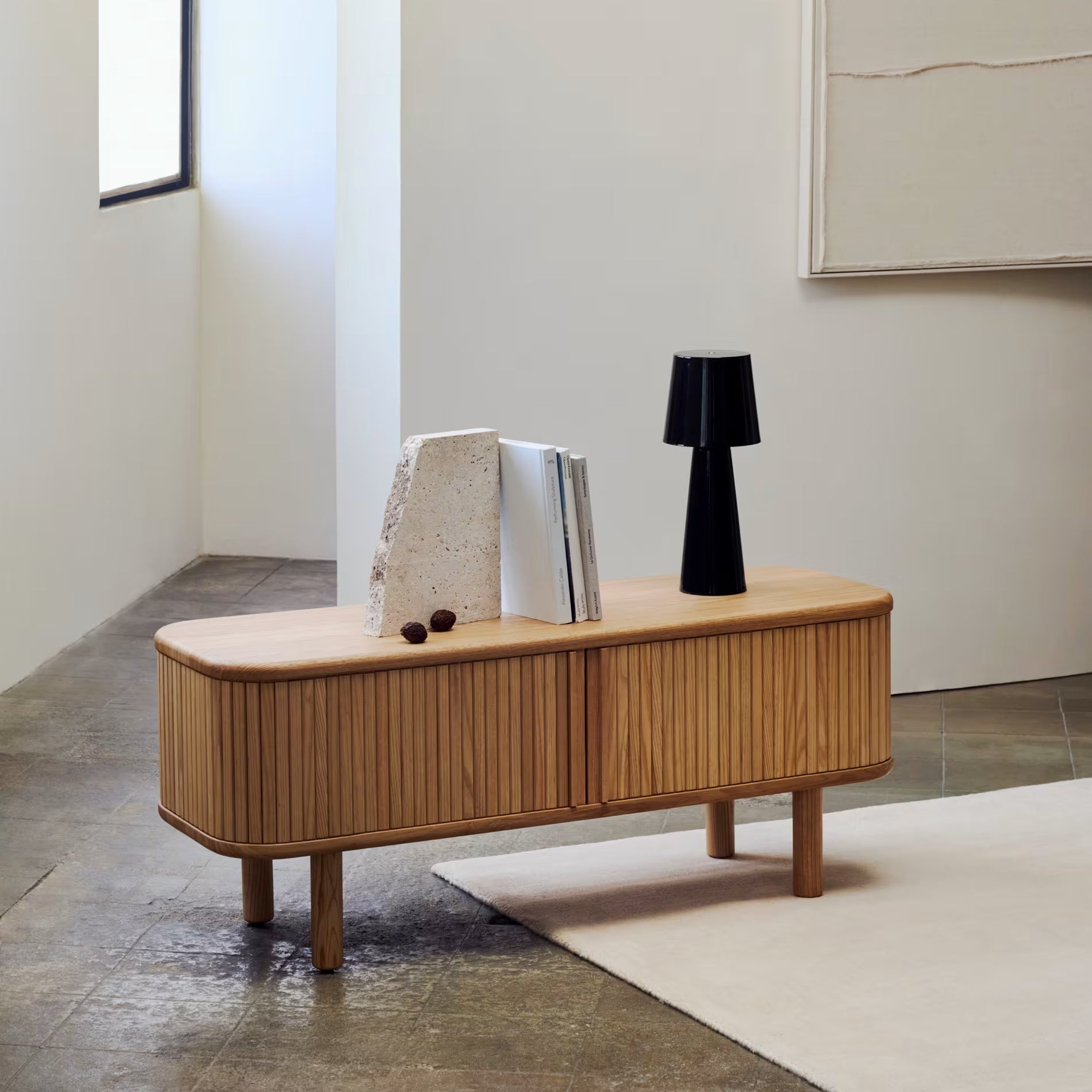 Kave Home Mailen Tv-meubel - B 120 cm - Naturel
