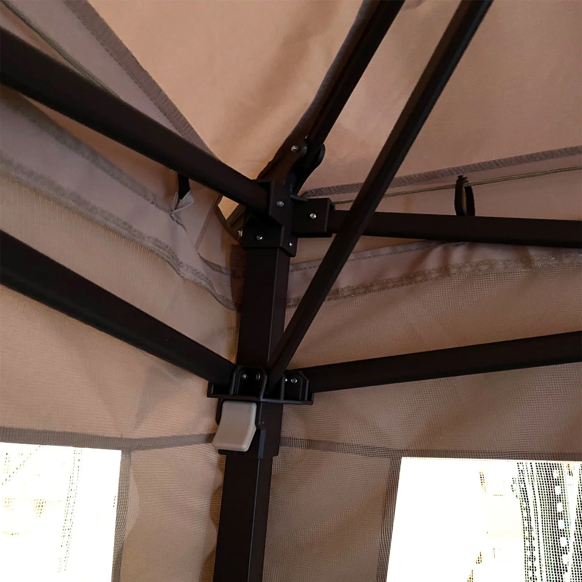 Garden Winds Replacement Canopy Top Cover Compatible with The COOSHADE and MASTERCANOPY 11'x11' Pop Up Gazebo - Riplock 350