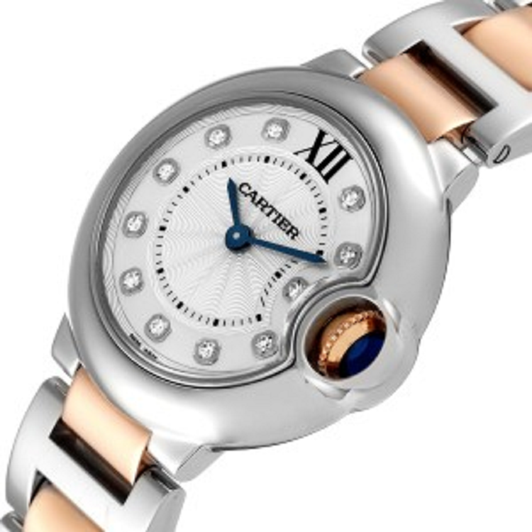 [Super Clone]BALLON BLEU Rose Gold Mix Diamond Dial 36mm
