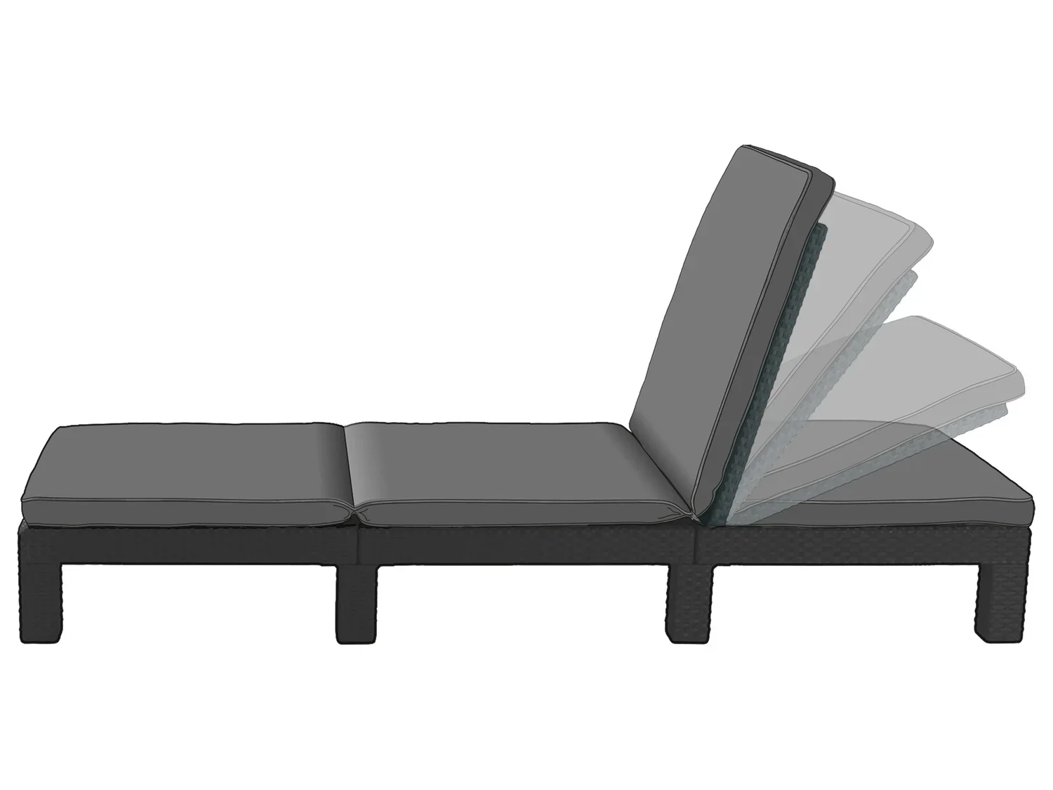 LIVARNO home bain de soleil anthracite