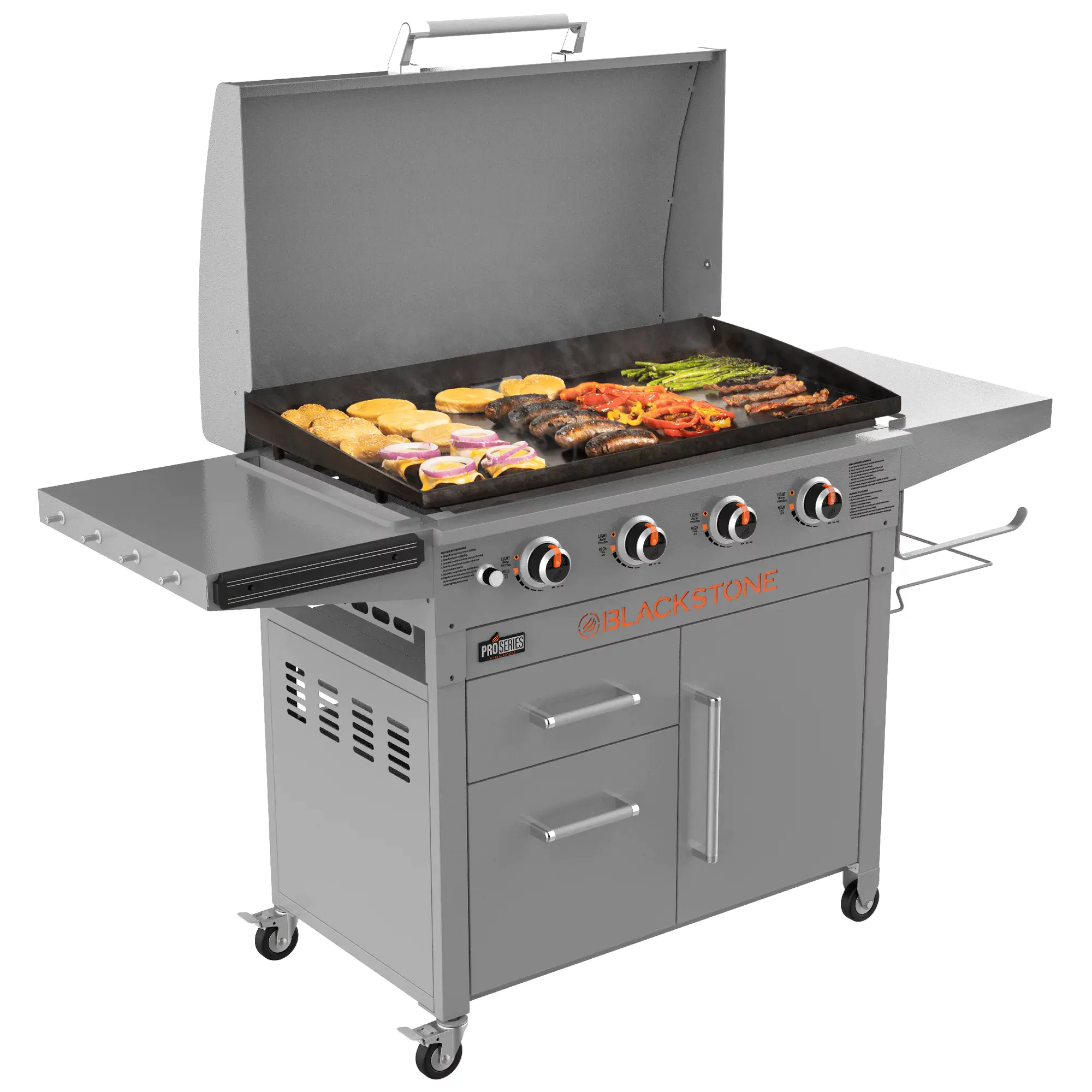 Plaque de cuisson Blackstone ProSeries à 4 brûleurs de 91 cm (36 po) avec hotte