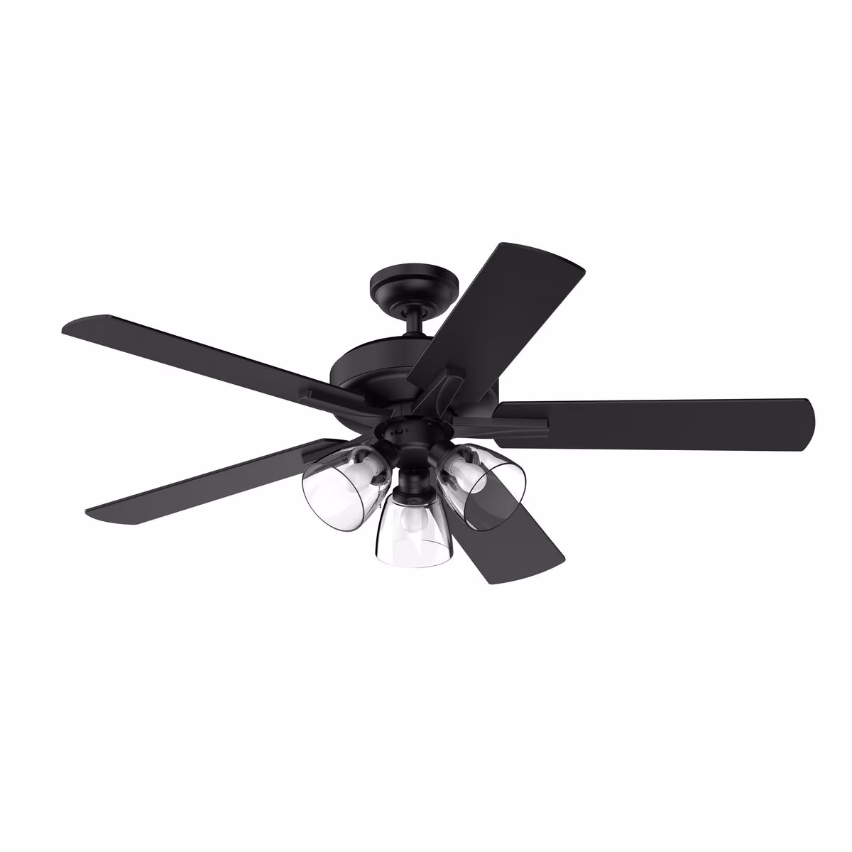 Better Homes & Gardens 52 Bronze Transitional Ceiling Fan, 5 Reversible Blades, 3 LED Bulbs Included