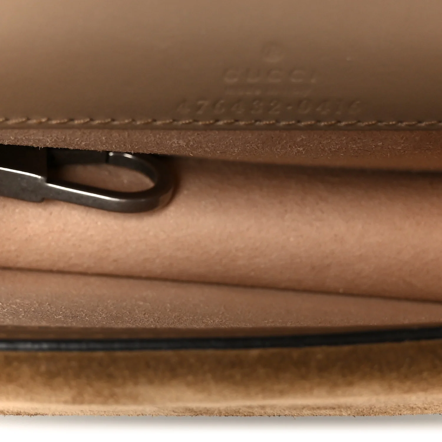 GG Supreme Monogram Super Mini Dionysus Shoulder Bag Taupe