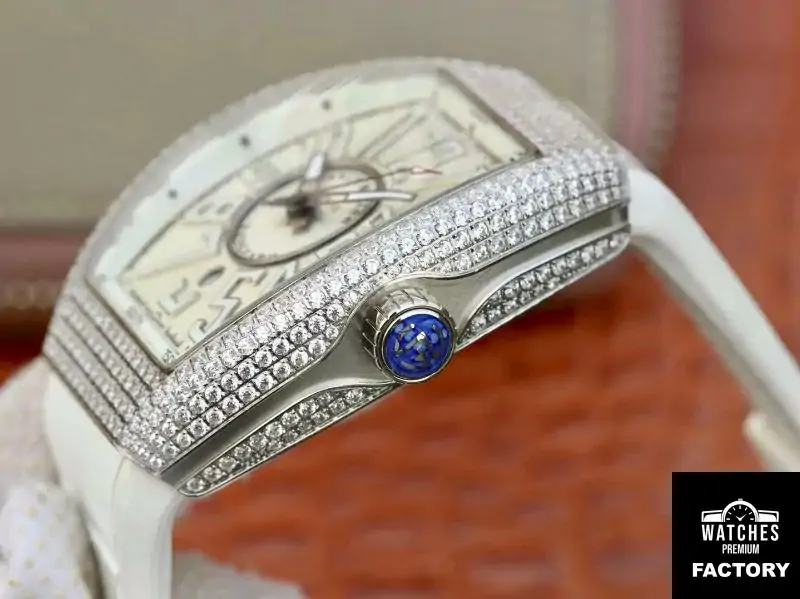Franck Muller Vanguard V45.SC.DT.D.NBR.CD.5N.NR Silver Dial