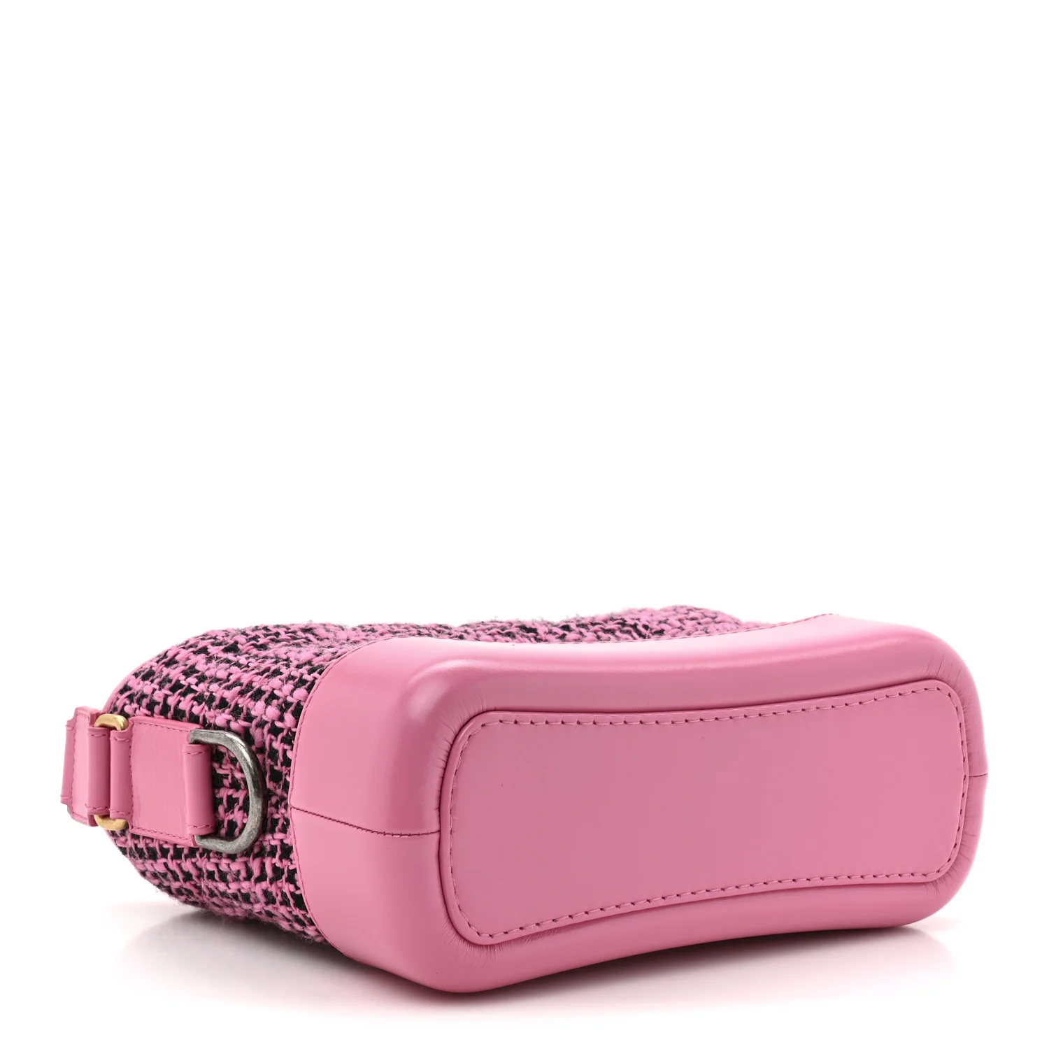 Tweed Calfskin Small Gabrielle Hobo Pink