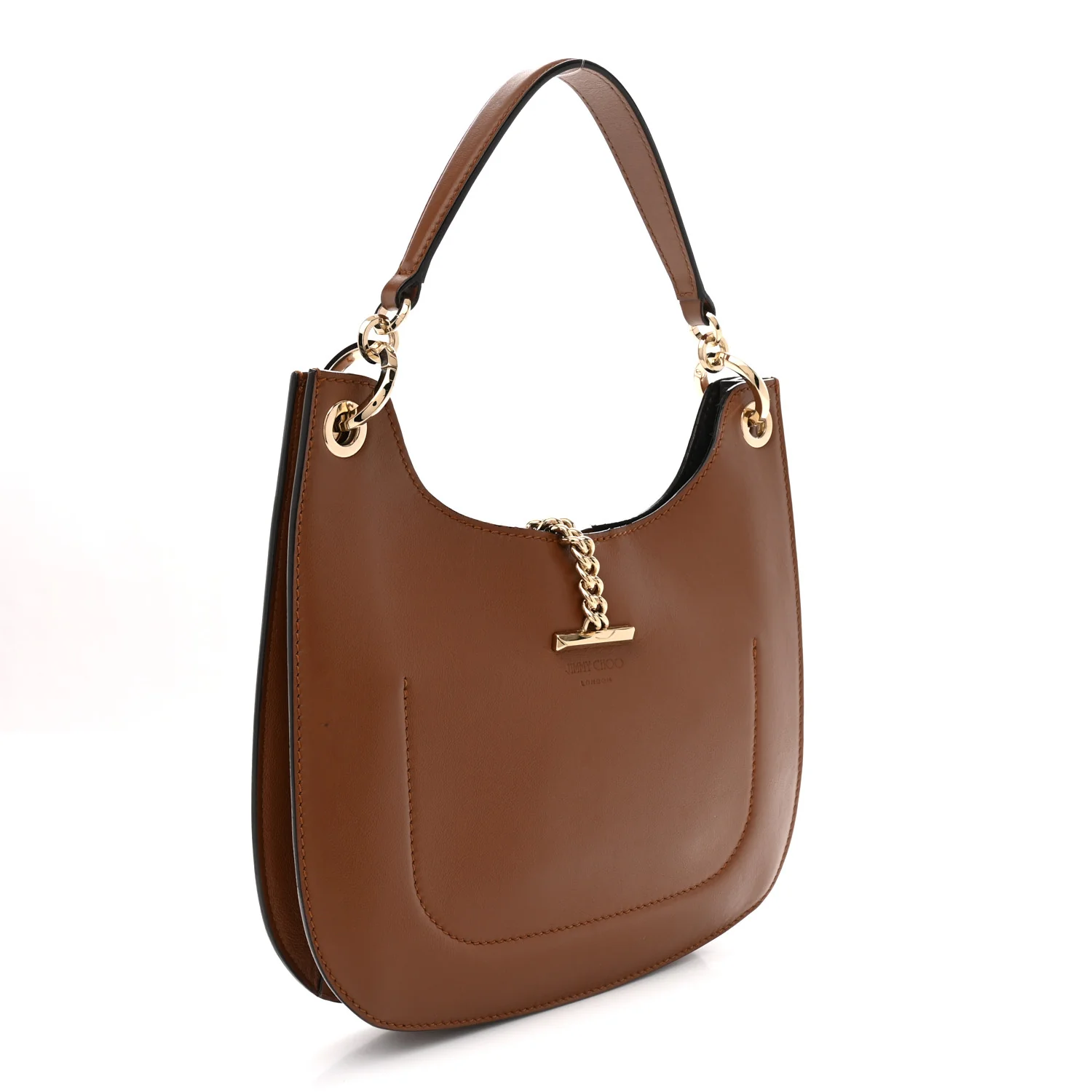 Calfskin Varenne Small Hobo Dark Tan