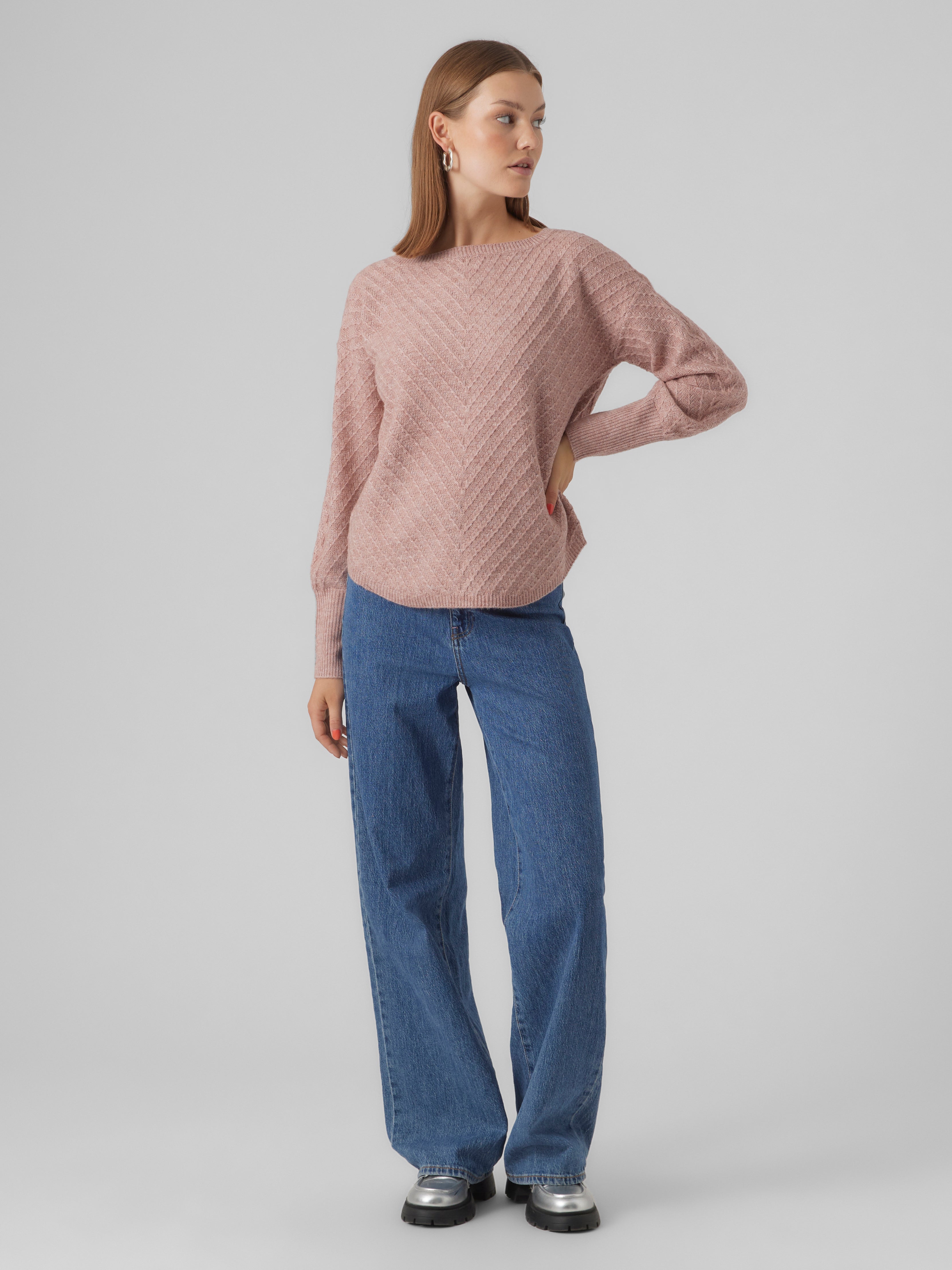 VERO MODA® VMANJASTINNA Knitted pullover