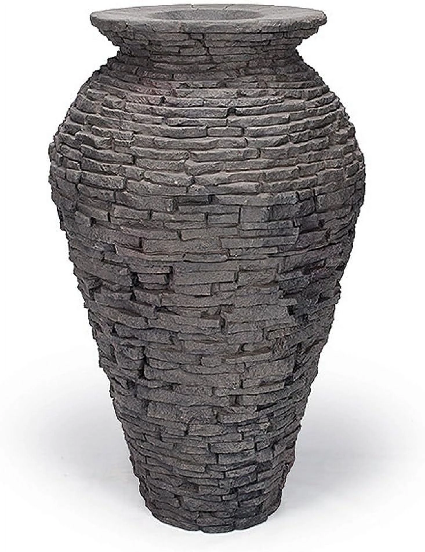 Aquascape Medium Stacked Slate Urn Landscape Fountain Kit Image 2