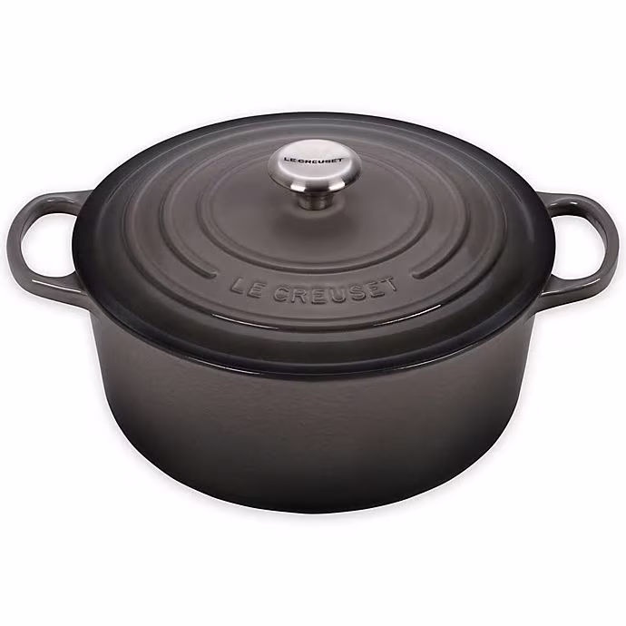 Le Creuset Enameled Cast Iron Signature Round Dutch Oven, 7.25 Qt., Oyster