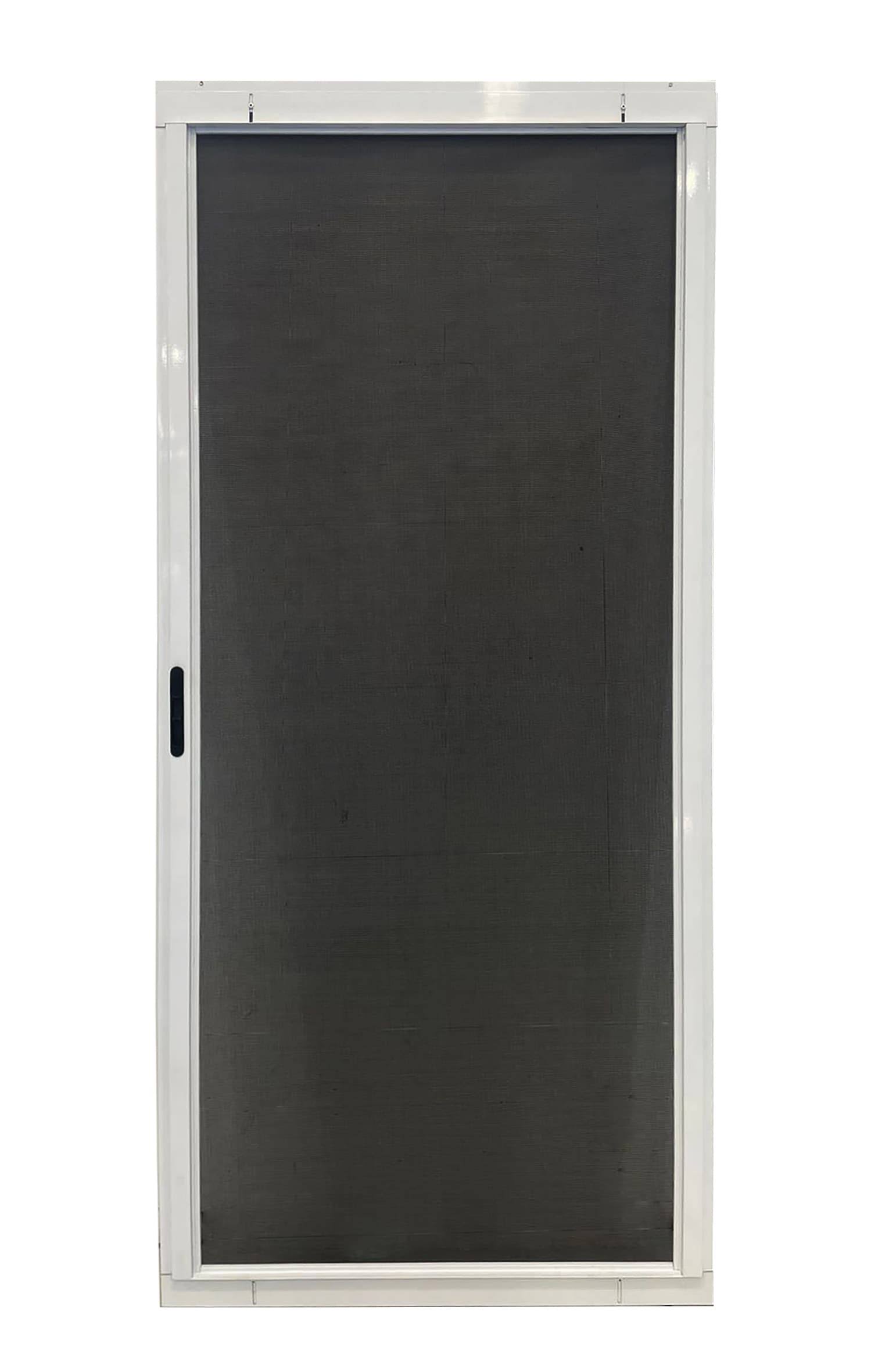 ReliaBilt 30-in x 80-in White Aluminum Sliding Patio Screen Door | MLPD-0000001