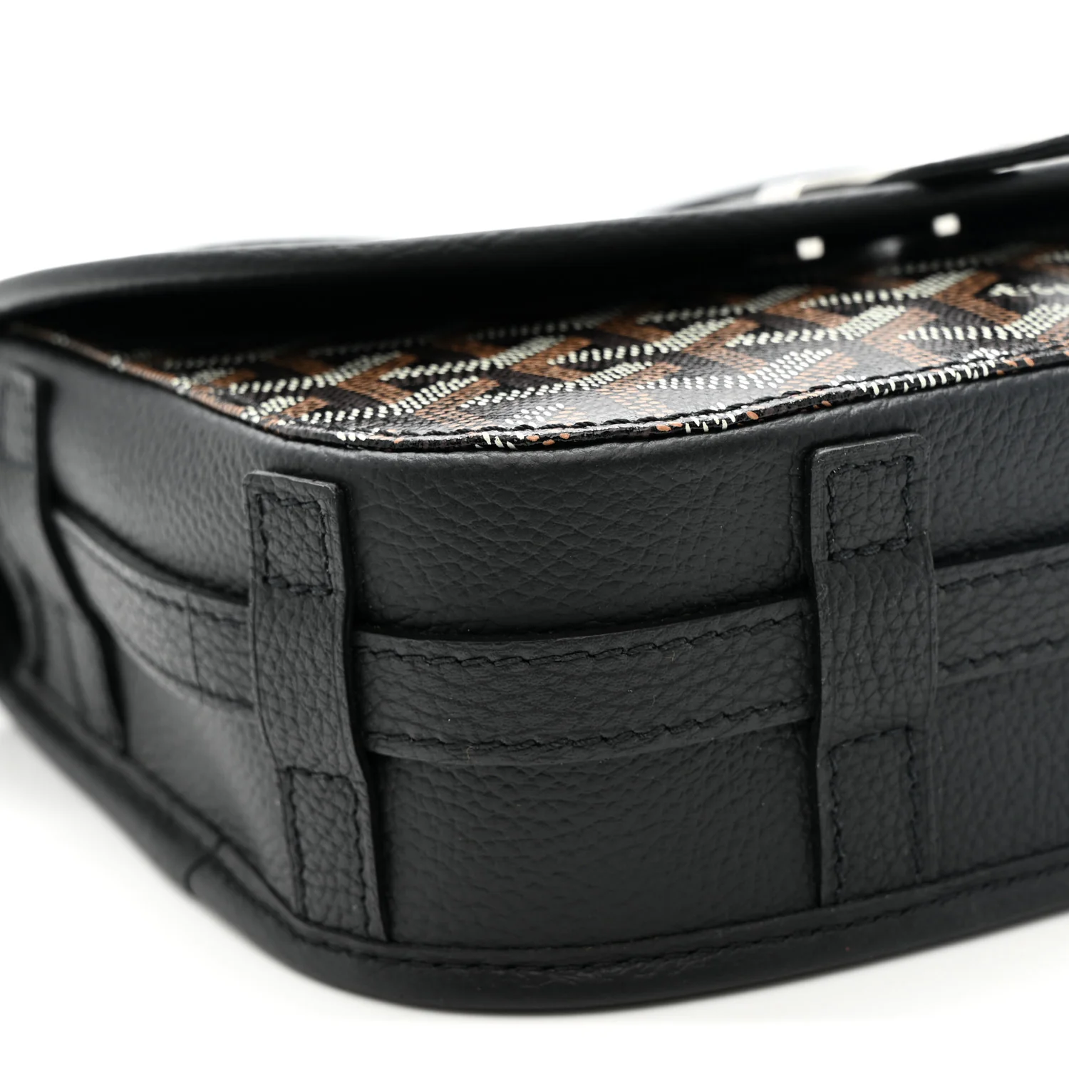Goyardine Belvedere II PM Messenger Bag Black