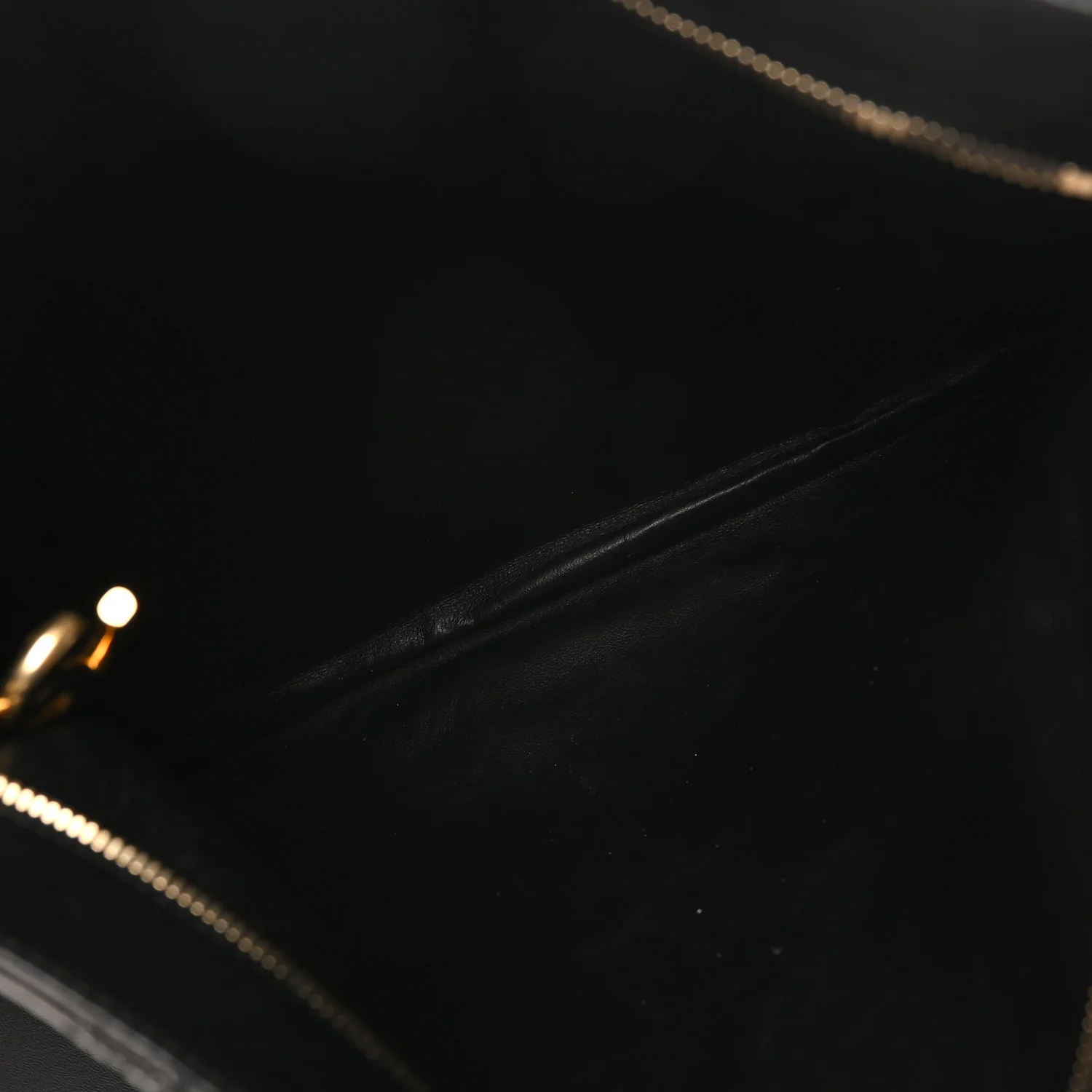 Calfskin Stitched Thin City Clutch Black