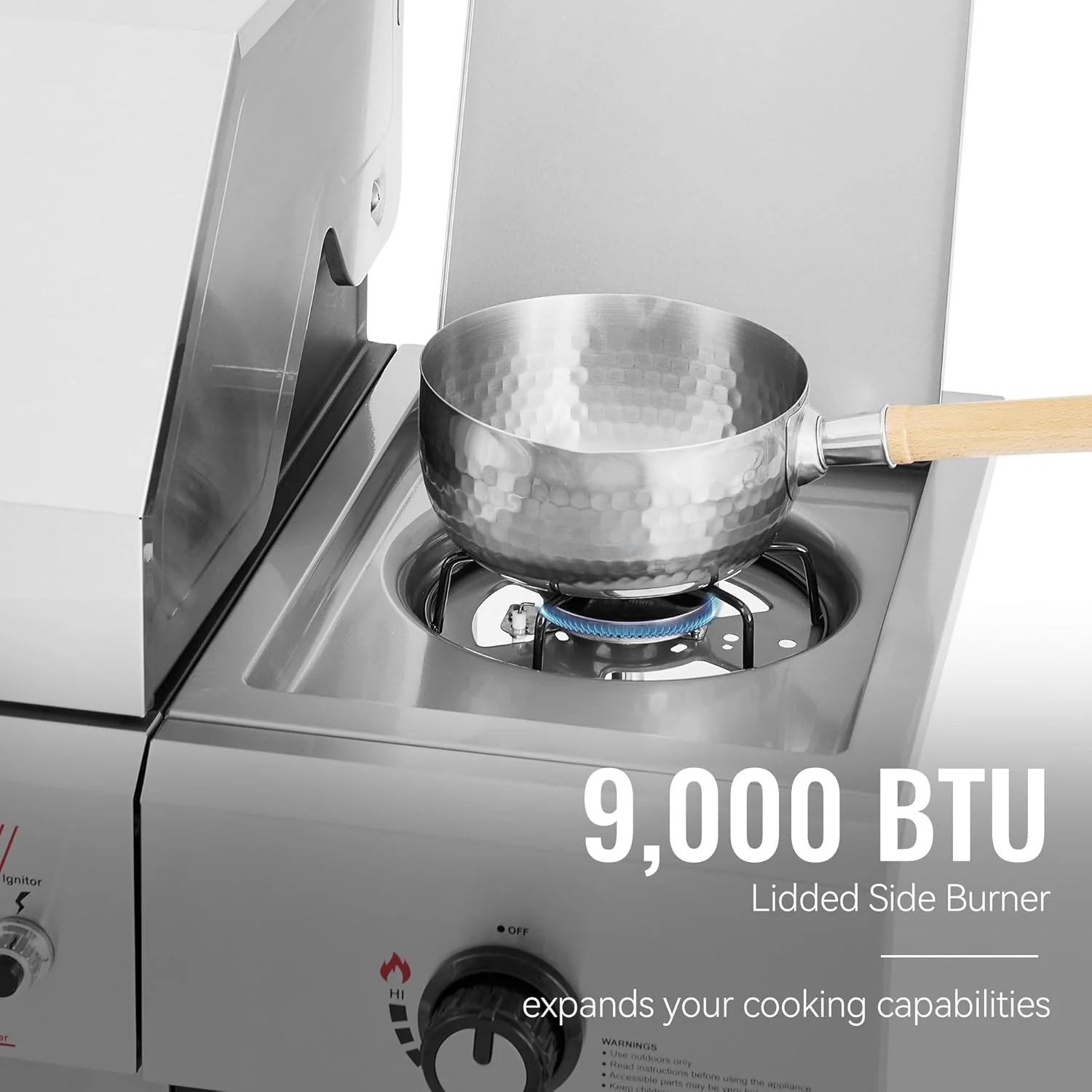 Barbecue à gaz propane Royal Gourmet GA5401T à 5 brûleurs, en acier inoxydable, puissance de 61 000 BTU