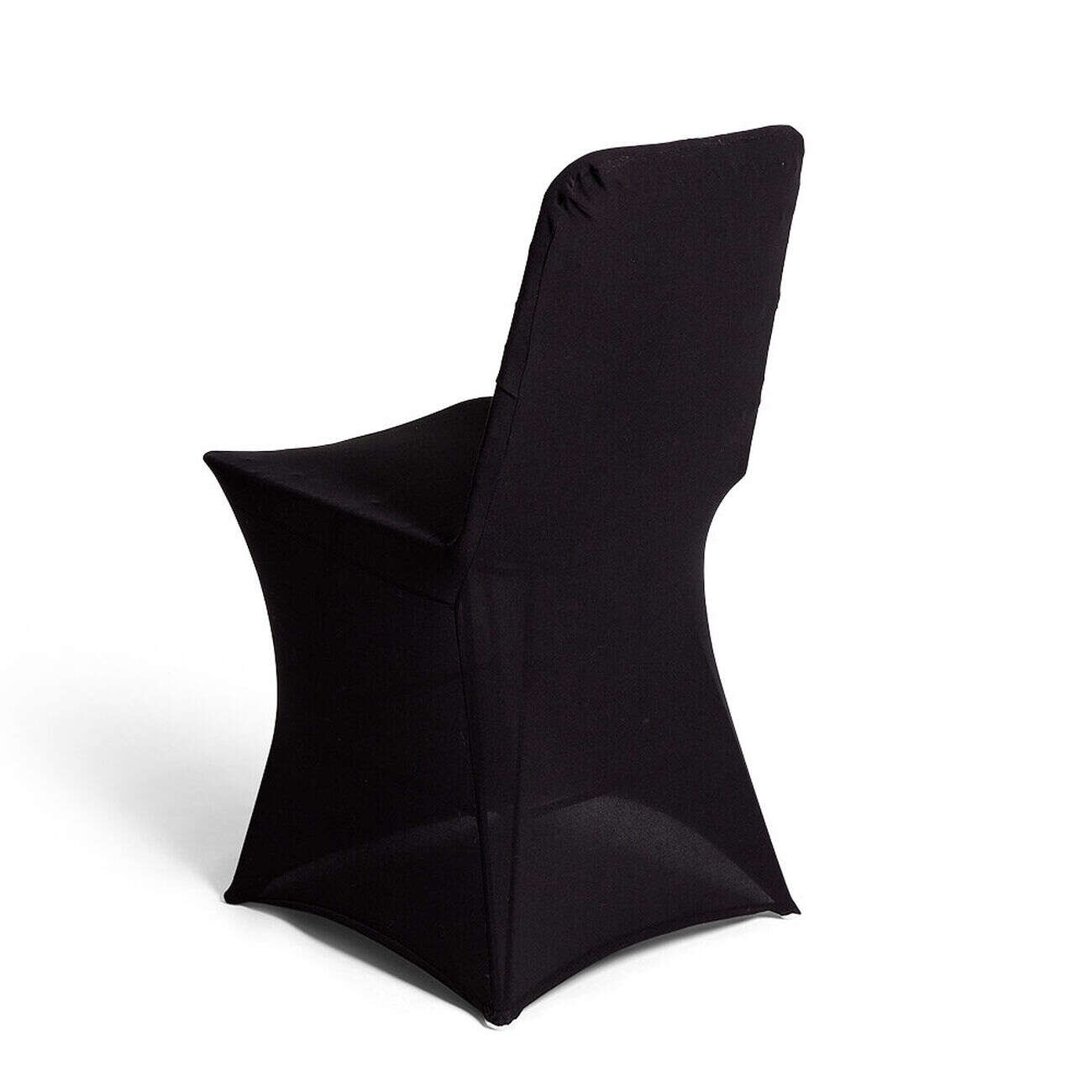 Housse de chaise extensible noire L44xP39XH91cm