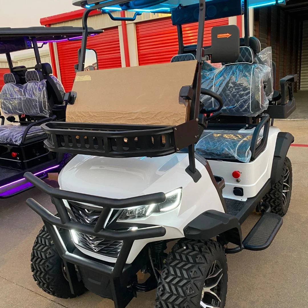Revolution Outdoors Electron Charge 52V 150ah Loaded 4 - Seater Battery Golf Cart for Outdoor