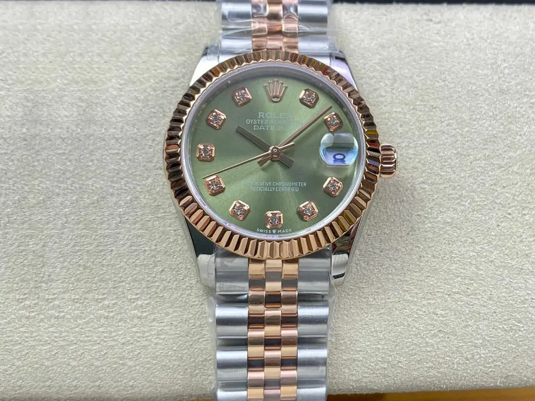 Rolex Datejust 31MM EW Factory Gold Bezel