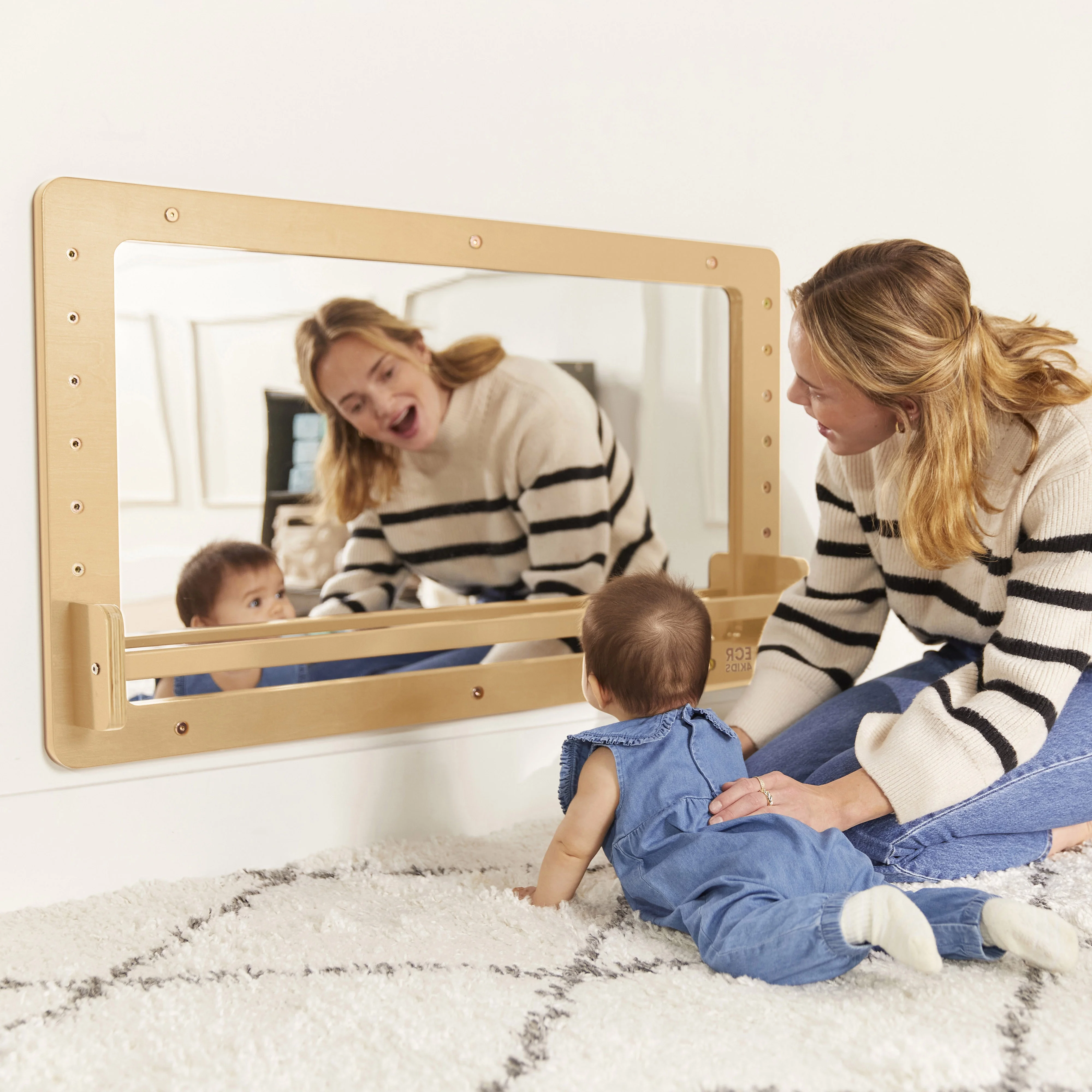 Wall-Mounted Coordination Mirror, Natural(Natural) - Image 10