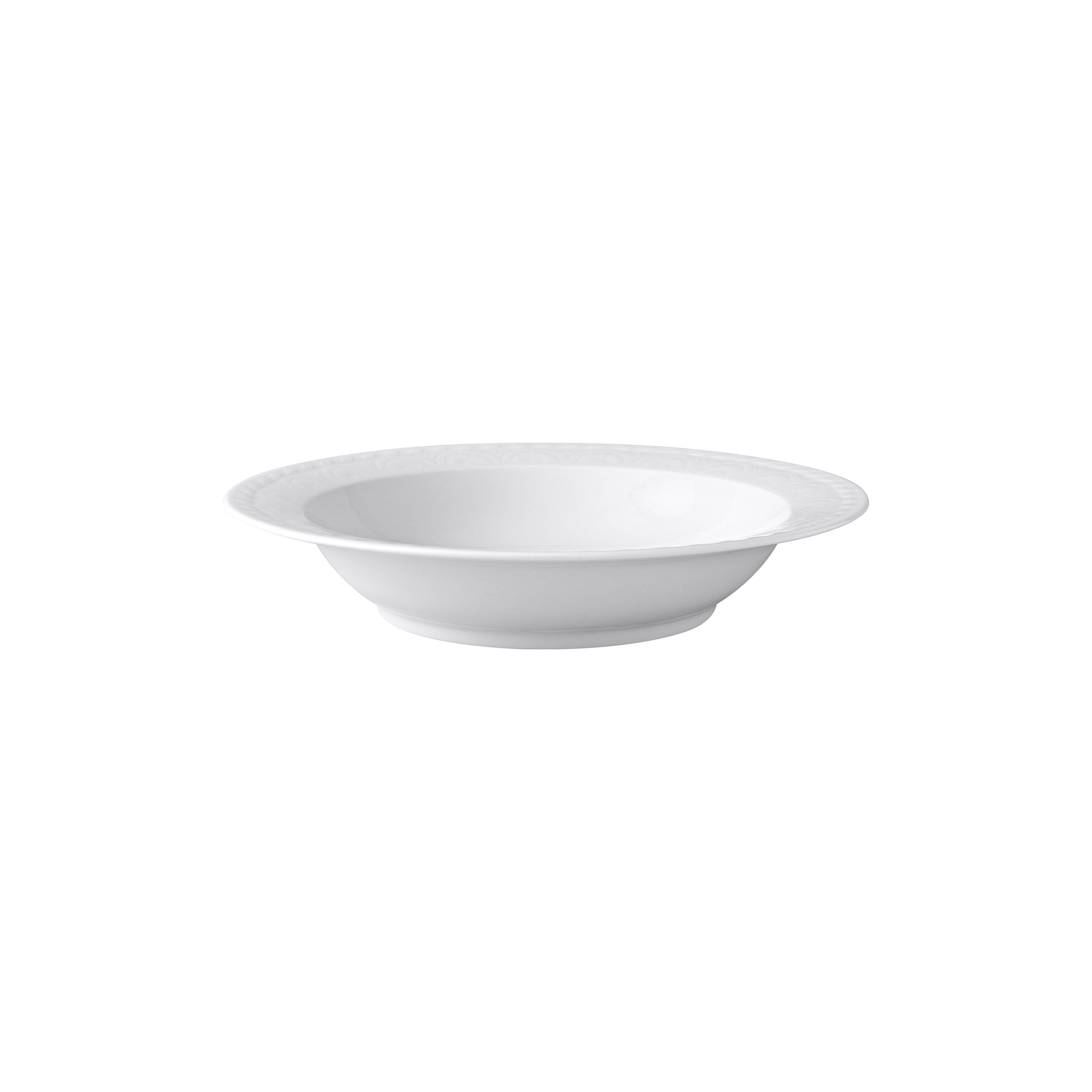 Cellini Appetizer/ Dessert Bowl - White, 11.5 oz, Premium Porcelain