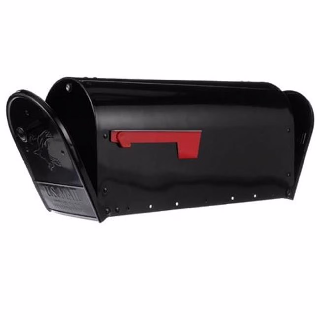 Solar Group Galvanized Double Door Mailbox, Outback Black