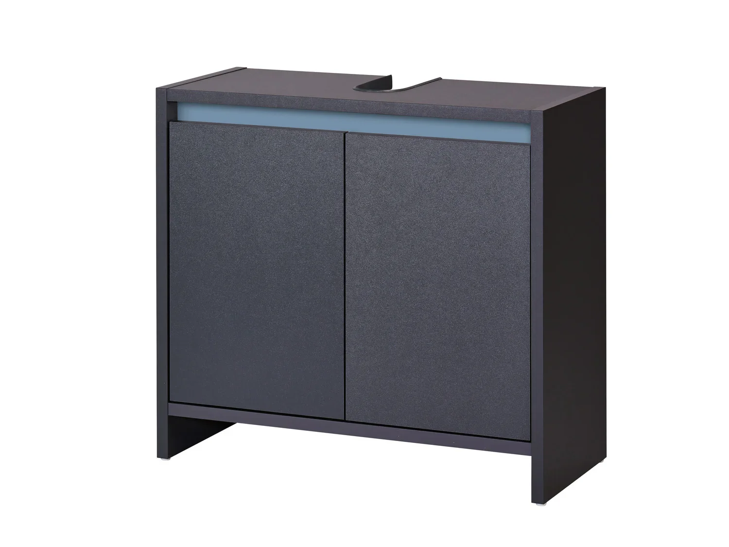 LIVARNO home Meuble sous-vasque Oslo, 60 x 55 x 28 cm, anthracite