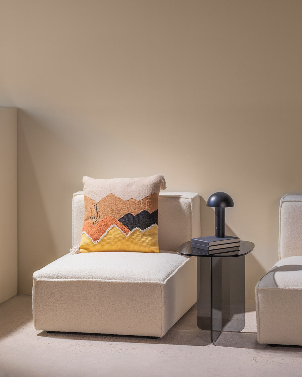 Kilhe Bouclé - Módulo Sillón para Sofá de Tela Boucle Kilhe