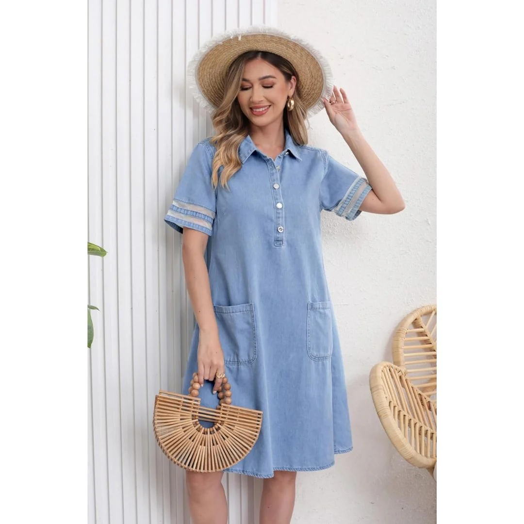 Brianne | Robe en Jean Flatteuse