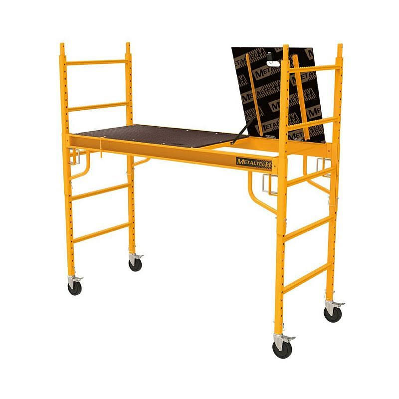 Metaltech Safeclimb 6 ft. x 6 ft. x 2-1/2 ft. Baker Style Scaffold 1100 lbs. Capacity